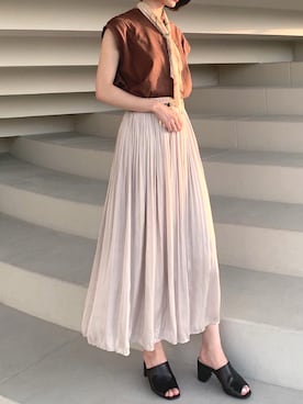 「LOWRYS FARM（ローリーズファーム）のアイテム（財布/小物）」を使った、り ささん（レディース・161cm）の夏コーディネート