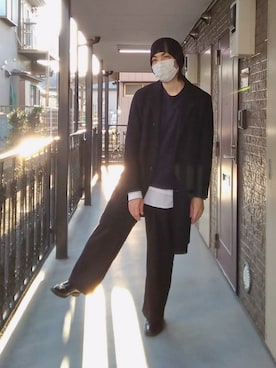 「no brand（ノーブランド）のアイテム（その他）」を使った、俊さん（メンズ・178cm）の秋コーディネート