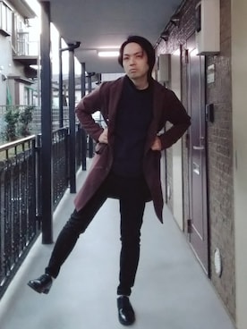 「no brand（ノーブランド）のアイテム（その他）」を使った、俊さん（メンズ・178cm）の秋コーディネート