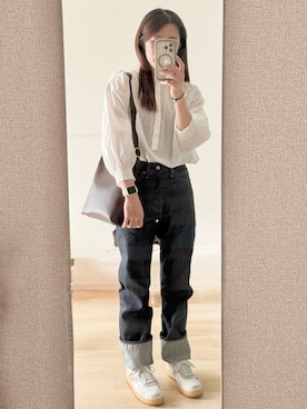 「アイテム（腕時計）」を使った、あわわさん（レディース・164cm）の秋コーディネート
