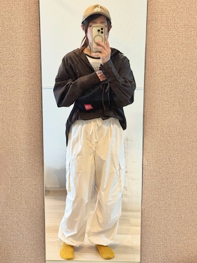 「アイテム（帽子）」を使った、あわわさん（レディース・164cm・20代）の秋コーディネート