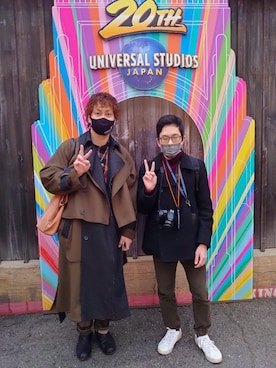 「MAISON SPECIAL（メゾンスペシャル）のアイテム（トレンチコート）」を使った、hiro🐾さん（メンズ・178cm）の冬コーディネート