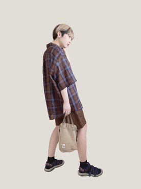 enaさん（レディース・155cm）の夏コーディネート