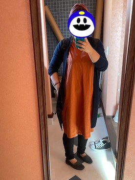 「CITRINE Chakra（シトリンチャクラ）のアイテム」を使った、ゆんたそさん（レディース・158cm）の秋コーディネート