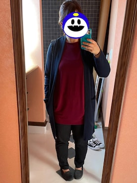 「grove（グローブ）のアイテム（スウェットパンツ）」を使った、ゆんたそさん（レディース・158cm）の秋コーディネート