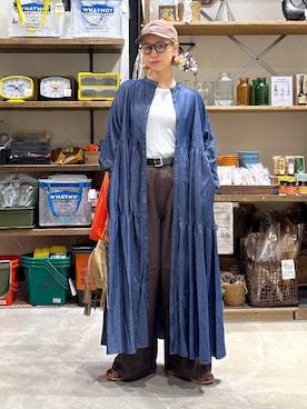 「アイテム（キャップ）」を使った、yaritaさん（レディース・166cm・40代）の夏コーディネート