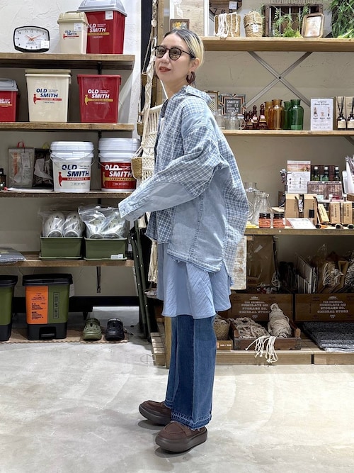 NKJ 2026SS] ストレートセミフレアデニムパンツ（デニムパンツ）｜niko