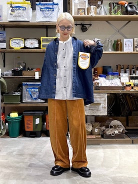 「アイテム（ドレスシューズ）」を使った、yaritaさん（レディース・166cm）の秋コーディネート