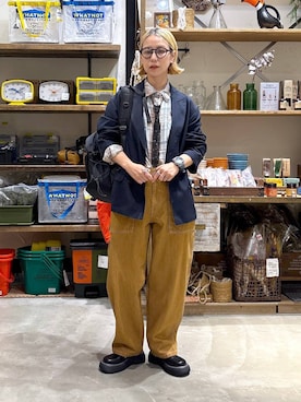 「アイテム（アクセサリー）」を使った、yaritaさん（レディース・166cm・40代）の秋コーディネート