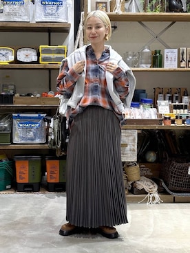 「アイテム（ドレスシューズ）」を使った、yaritaさん（レディース・166cm）の秋コーディネート
