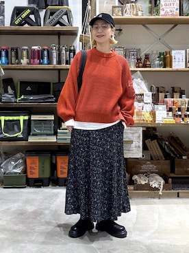 「アイテム（メガネ）」を使った、yaritaさん（レディース・166cm・40代）の秋コーディネート