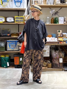 「アイテム（ファッション雑貨）」を使った、yaritaさん（レディース・166cm・40代）の夏コーディネート