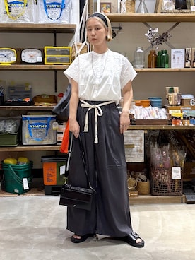 「バッグ」｜yaritaさん（レディース・166cm）の夏コーディネート