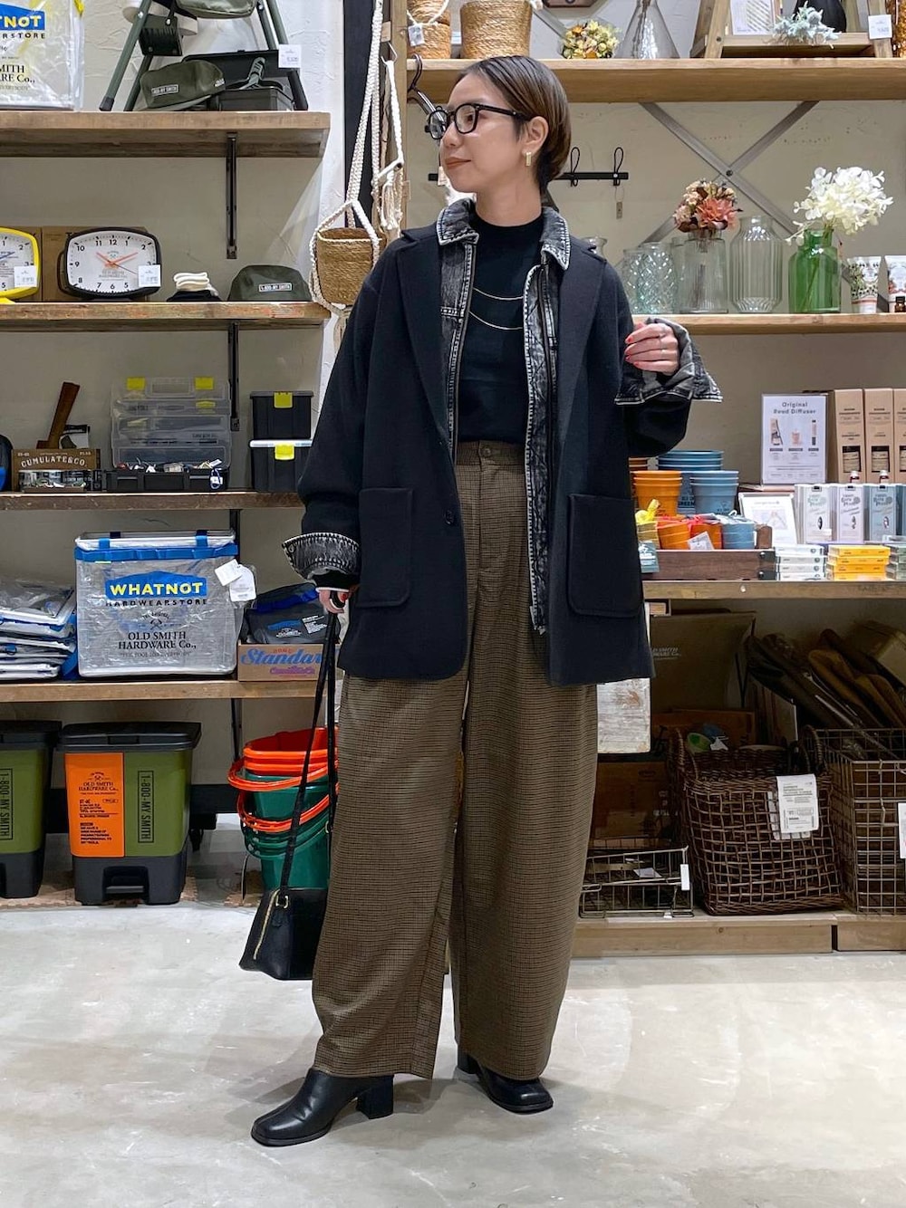 美品‪︎‬ ‪︎☺︎ [NKJ 2024AW]WORK DENIM BLOUSON niko and（ニコアンド）の「【NKJ 2024AW】WORK DENIM