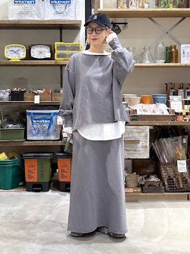 「アイテム（モカシン/デッキシューズ）」を使った、yaritaさん（レディース・166cm）の秋コーディネート