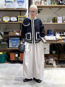 「アイテム（シュシュ）」を使った、yaritaさん（レディース・166cm）の秋コーディネート