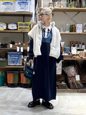 「アイテム（ドレスシューズ）」を使った、yaritaさん（レディース・166cm）の秋コーディネート