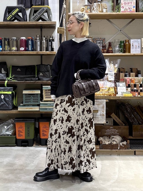 エアリーダブルコアスパンVネックプルオーバー（ニット/セーター