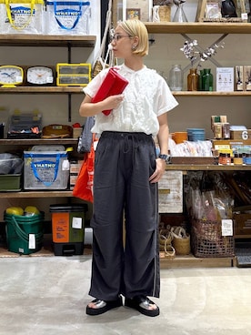 「アイテム（タンクトップ）」を使った、yaritaさん（レディース・166cm・40代）の夏コーディネート