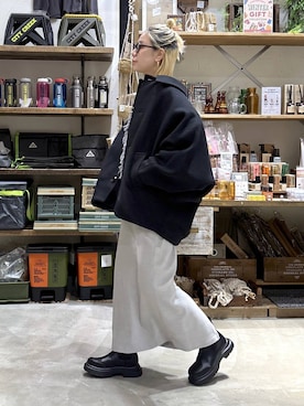 「アイテム（スカート）」を使った、yaritaさん（レディース・166cm・40代）の秋コーディネート