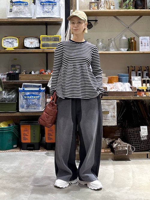 ニコアンドMODE NORM COREデニムパッチワークパンツグレーL新品 ニコアンドMODE NORM COREデニムパッチワークパンツグレーL新品