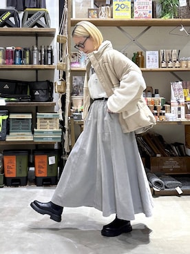 「アイテム（その他アウター）」を使った、yaritaさん（レディース・166cm・40代）の秋コーディネート