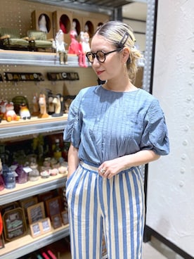 「アイテム（シャツ/ブラウス）」を使った、yaritaさん（レディース・166cm・40代）の夏コーディネート