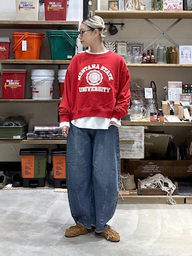 「アイテム（リング）」を使った、yaritaさん（レディース・166cm）の冬コーディネート