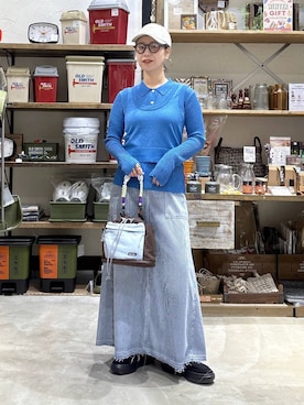 「アイテム（帽子）」を使った、yaritaさん（レディース・166cm・40代）の冬コーディネート