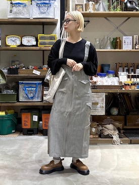 「アイテム（ドレスシューズ）」を使った、yaritaさん（レディース・166cm）の秋コーディネート
