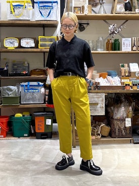 「アイテム（カーディガン/ボレロ）」を使った、yaritaさん（レディース・166cm・40代）の夏コーディネート