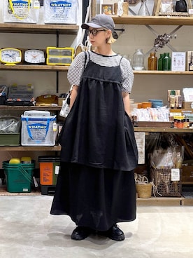 「アイテム（ワンピース）」を使った、yaritaさん（レディース・166cm・40代）の夏コーディネート
