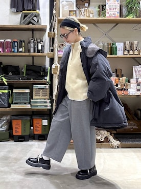 「アイテム（その他シューズ）」を使った、yaritaさん（レディース・166cm）の冬コーディネート