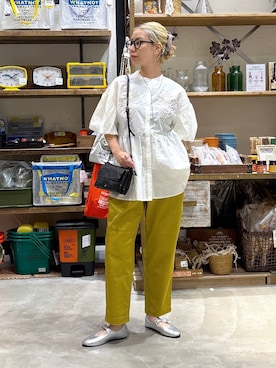 「アイテム（シュシュ）」を使った、yaritaさん（レディース・166cm・40代）の夏コーディネート