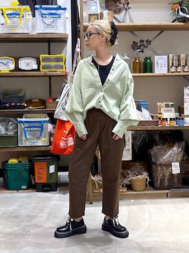 「アイテム（シュシュ）」を使った、yaritaさん（レディース・166cm・40代）の夏コーディネート