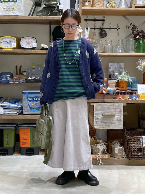 セール】キャラメルパッチZIPスカート（スカート）｜niko and