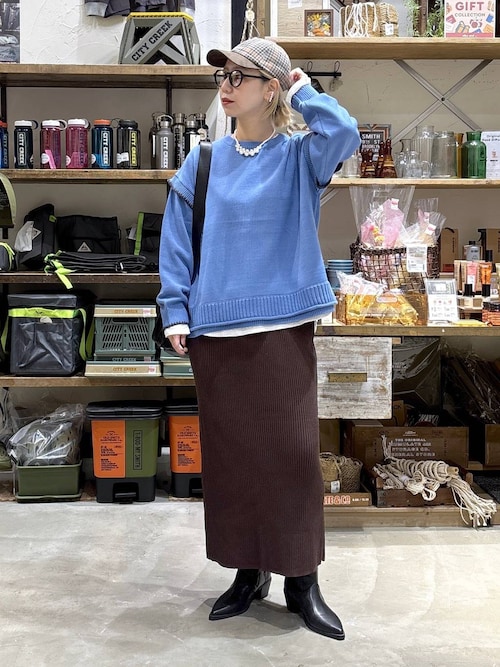 セール】ブランケットステッチラクリルプルオーバー（ニット/セーター