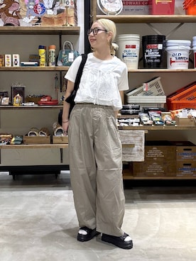 「niko and...（ニコアンド）のアイテム」を使った、yaritaさん（レディース・166cm）の春コーディネート