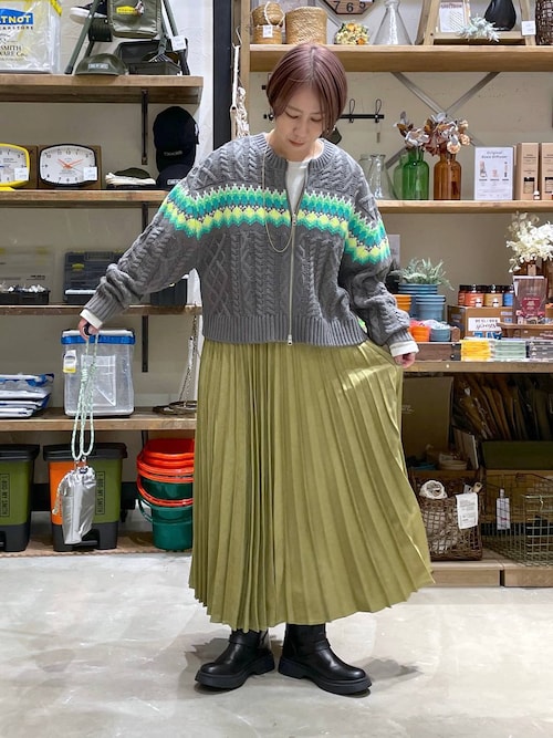 セール】ネオンノルディックZIPカーディガン（カーディガン/ボレロ