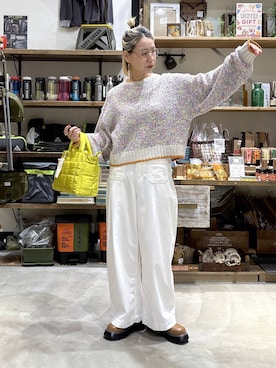 「アイテム（トートバッグ）」を使った、yaritaさん（レディース・166cm・40代）の冬コーディネート