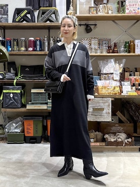 「アイテム（ワンピース/ドレス）」を使った、yaritaさん（レディース・166cm・40代）の秋コーディネート