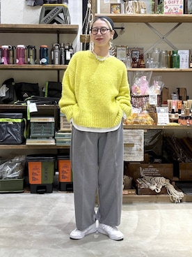 「アイテム（トップス）」を使った、yaritaさん（レディース・166cm・40代）の冬コーディネート