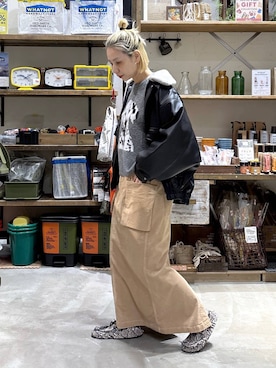 「アイテム（ブルゾン）」を使った、yaritaさん（レディース・166cm・40代）の秋コーディネート