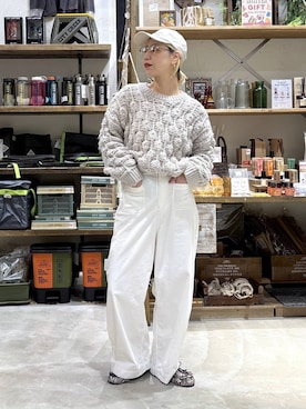 「アイテム（リング）」を使った、yaritaさん（レディース・166cm・40代）の冬コーディネート