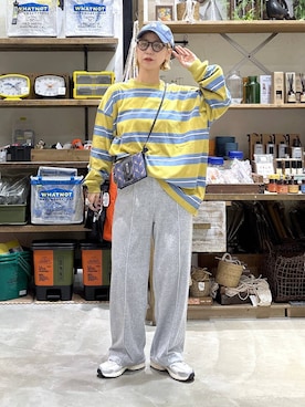 「アイテム（トップス）」を使った、yaritaさん（レディース・166cm・40代）の秋コーディネート