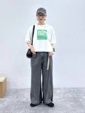 「niko and...（ニコアンド）のアイテム」を使った、yaritaさん（レディース・166cm）の春コーディネート