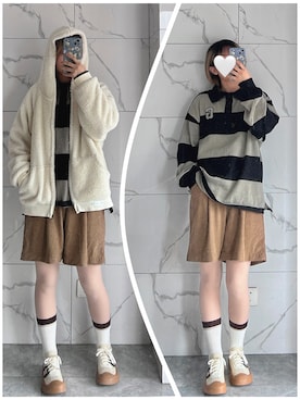 「アイテム（その他トップス）」を使った、miuさん（レディース・163cm・20代）の冬コーディネート
