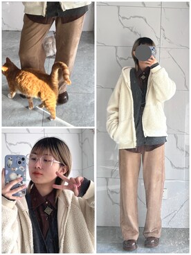 「アイテム（その他トップス）」を使った、miuさん（レディース・163cm・20代）の冬コーディネート