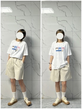 「アイテム（その他トップス）」を使った、miuさん（レディース・163cm・20代）の春コーディネート