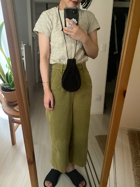 「Steven Alan（スティーブンアラン）のアイテム」を使った、ゆさん（レディース・158cm）の夏コーディネート
